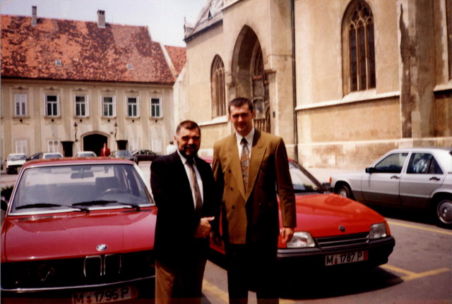 Stjepan Mesic i Mirko Ljubicic auti