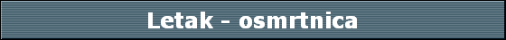 Letak - osmrtnica