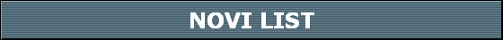NOVI LIST