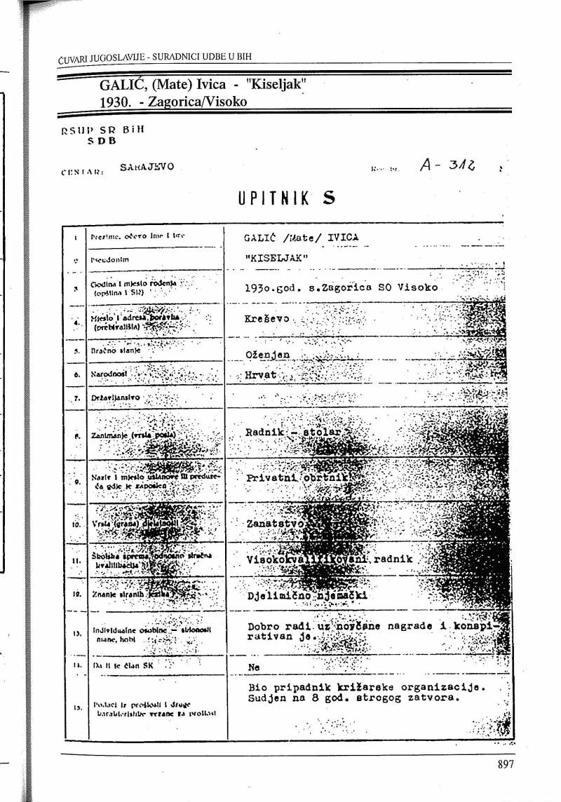 Ivica Galic - Kiseljak